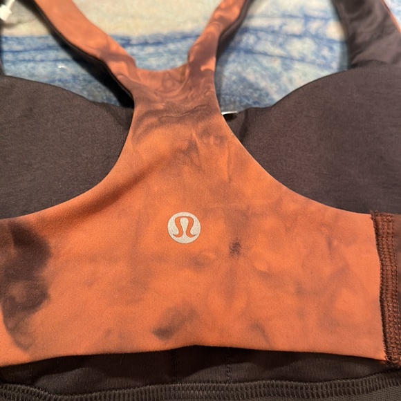 NWT Lululemon Wunder Train Bra Diamond Dye Canyon Rock Graphite Grey 8 C/D Cup - Picture 9 of 10